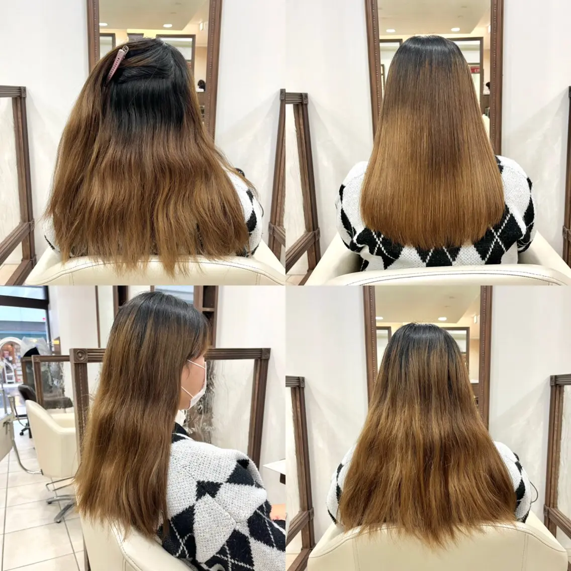 ロング カット 縮毛矯正 トリートメント 《大人気髪質改善》 プログレス国分寺店のヘアスタイル