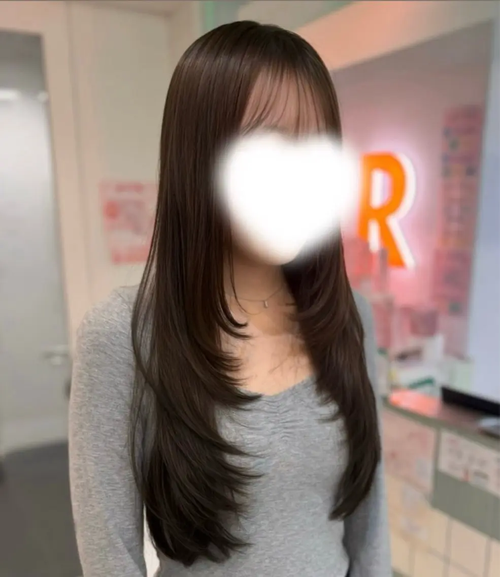 ロング カット Rino☁️髪質改善 /韓国ヘア特化のヘアスタイル