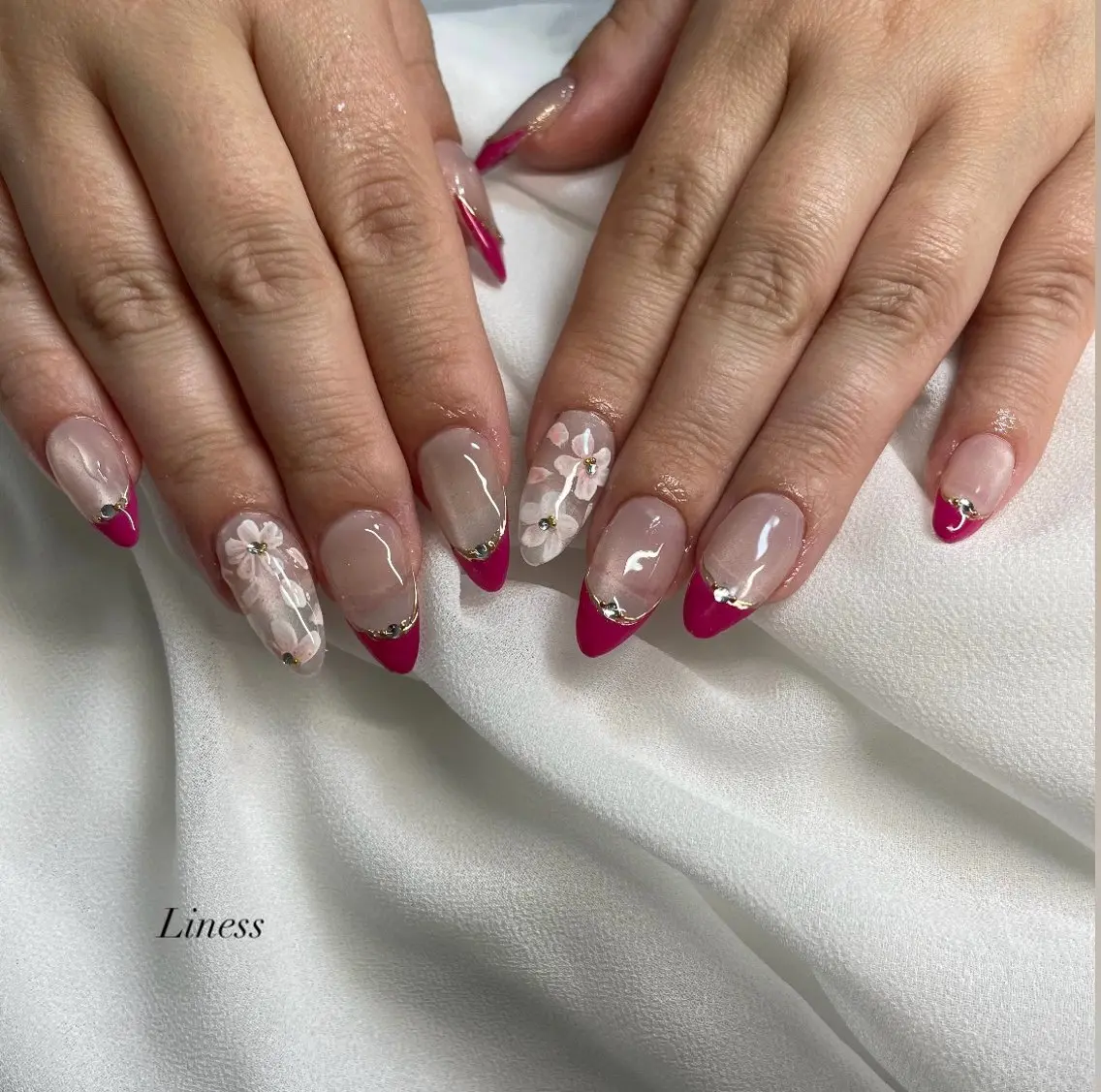 ネイル 持ち込み nailsalon Linessのネイルデザイン