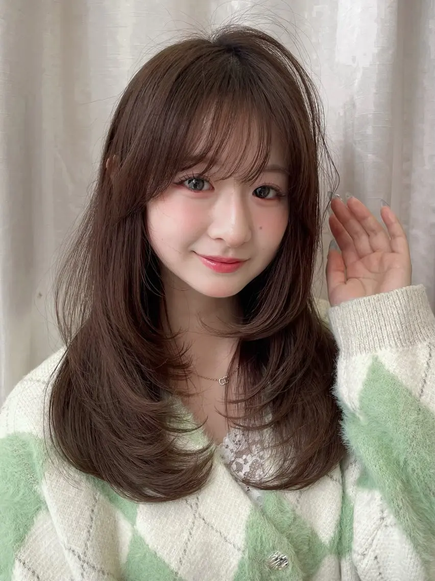 🙇♂️【特にダメージが気になる方】🙇♂️まとまりカット+透明感カラー+高濃度5ステップオージュTR🐳美髪🌸の写真