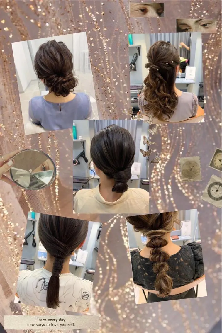 〈🤍大人気🤍〉トレンド5スタイルから選べるヘアセット💐の写真