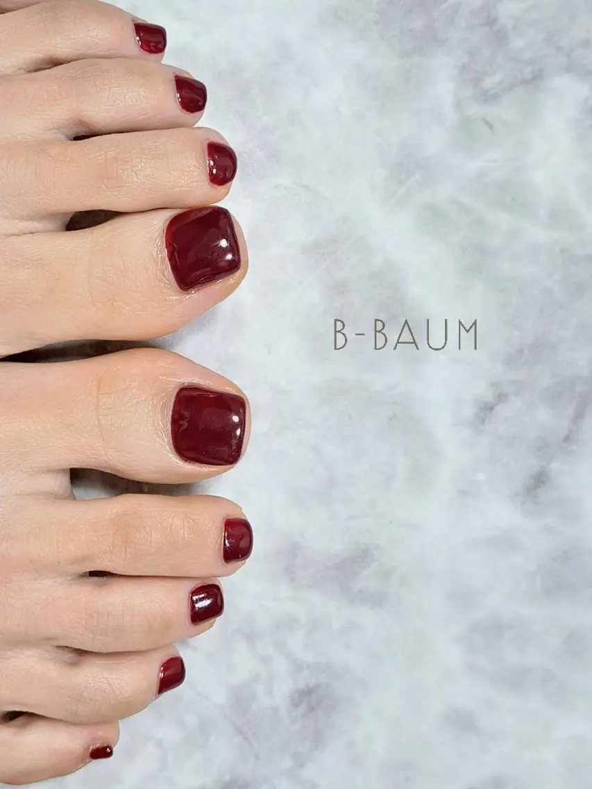 ネイル ボルドー フットネイル フットネイル B-BAUM  nailsalon のその他イメージ