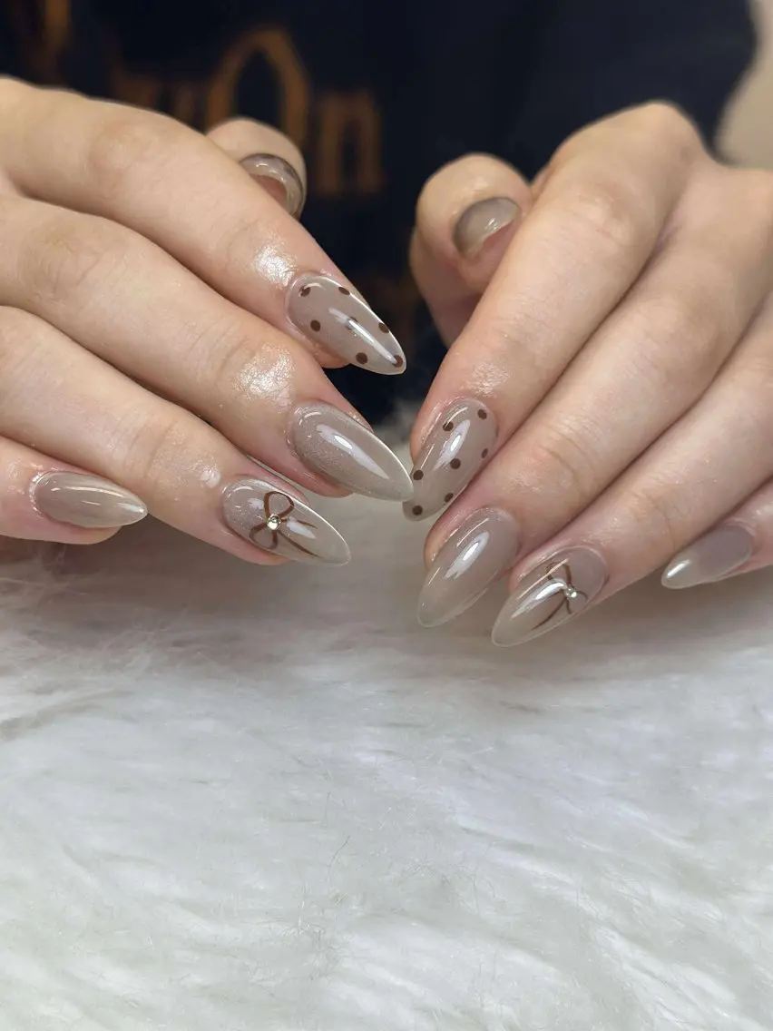 ネイル アートネイル 成人式 ジェルネイル ニュアンスネイル 夏ネイル ハンドネイル Nie Nail Shinokuboのネイルデザイン