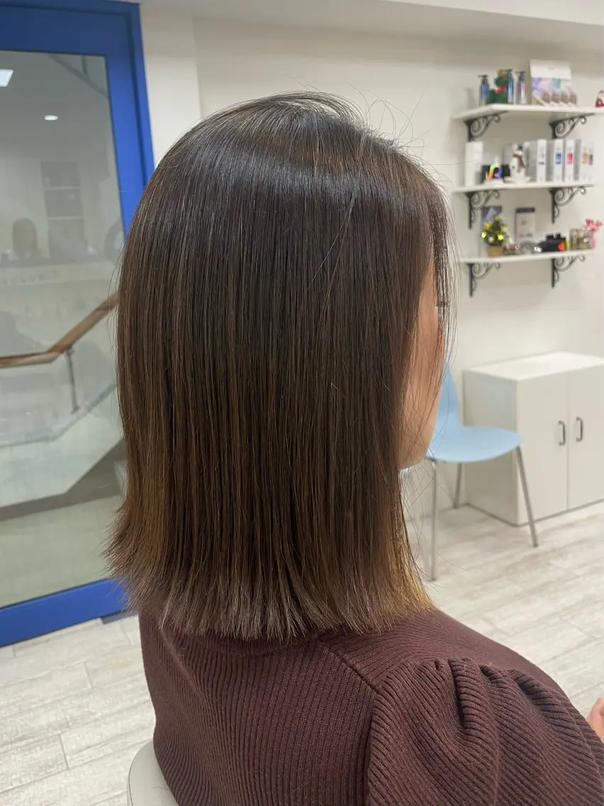 ミディアム 新籾 尚哉のヘアスタイル