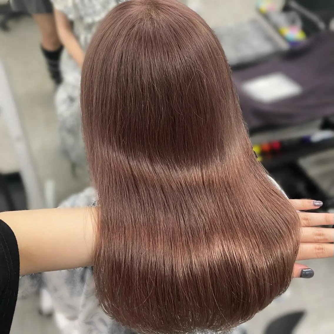 ロング カラー 表参道♡暗髪♡ 艶カラー♡アユミのヘアスタイル