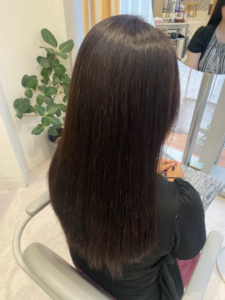 ロング カット トリートメント 🍓暖色カラー🍓 fuminaのヘアスタイル