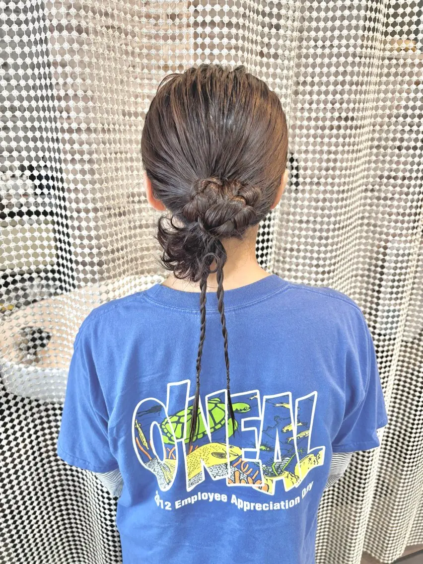 ロング rinrin 天文館のヘアスタイル