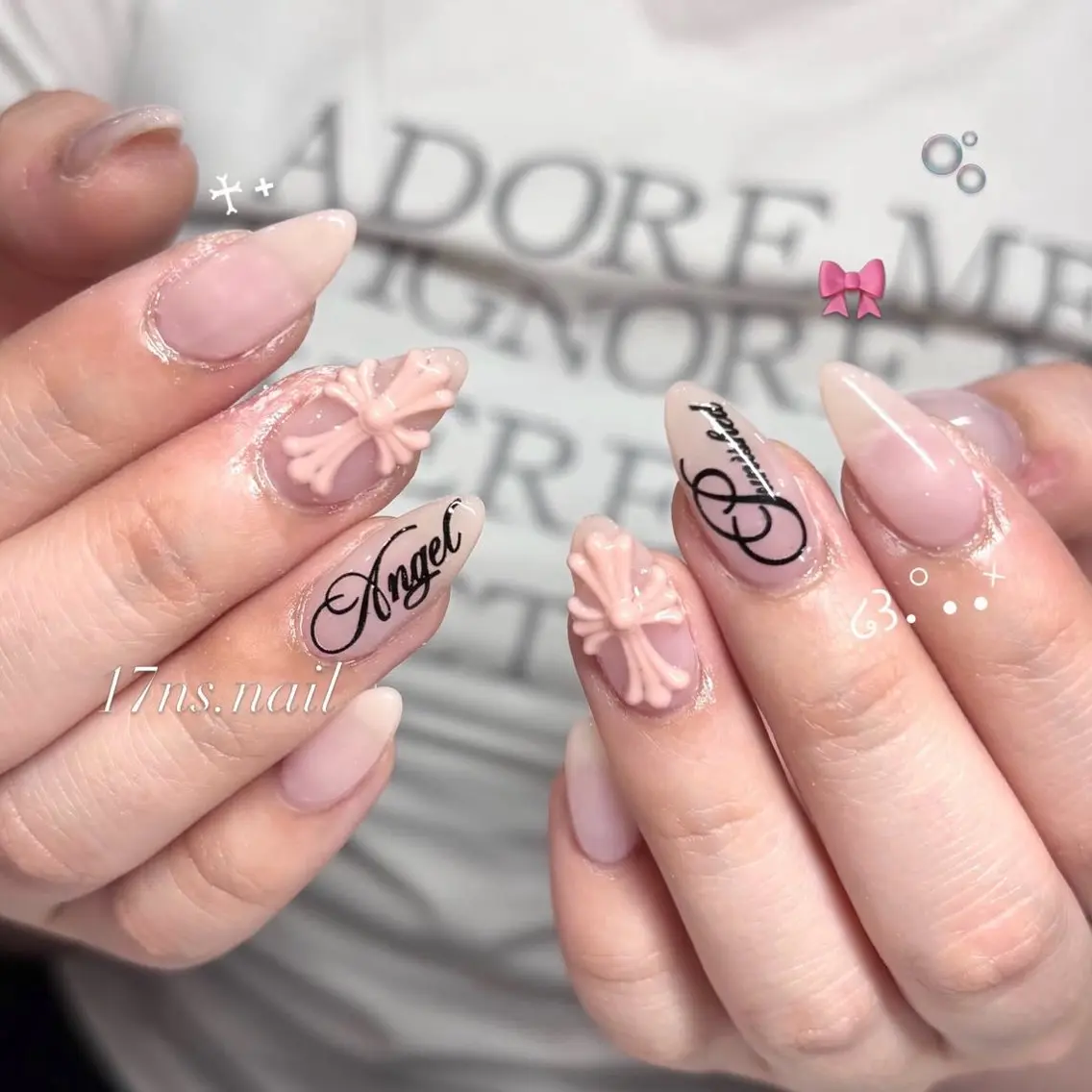 オフなし♡ワンホンガーリー🎀60分持ち込みデザイン🫧の写真