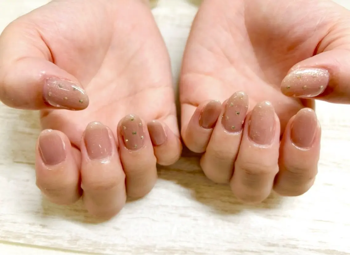🌸オフなし🌸 【ちゅるんワンカラー】2色OK💅うるつや仕上げの写真