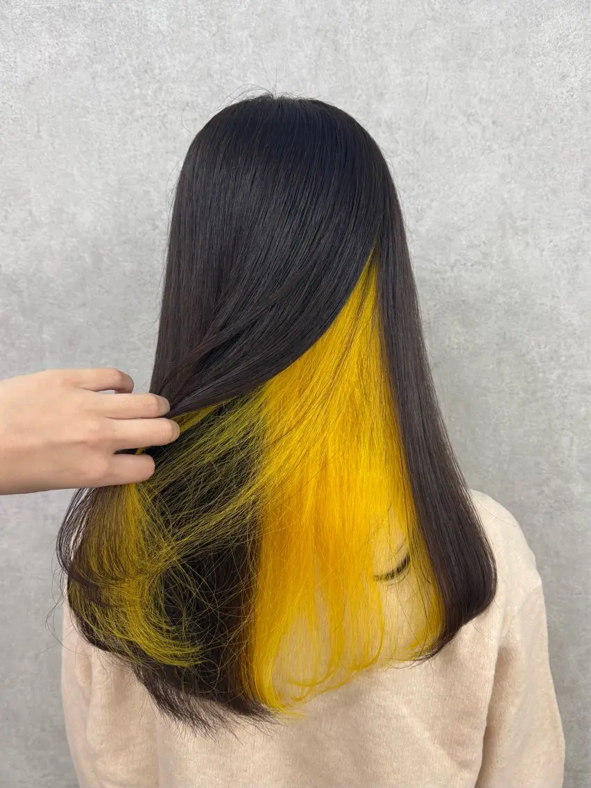 セミロング 中澤和貴 /ブリーチカラーのヘアスタイル