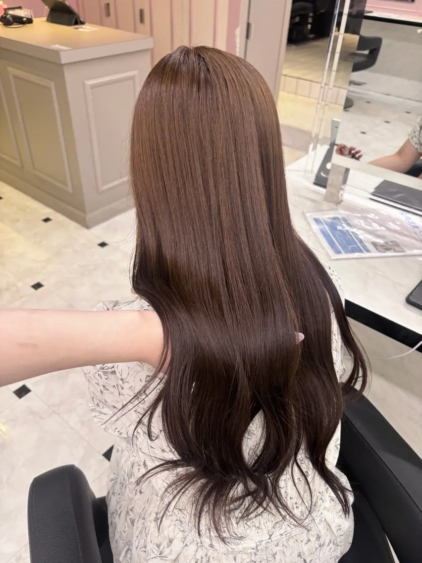 ロング 💖海外girl💖 重めザクザクレイヤーのヘアスタイル