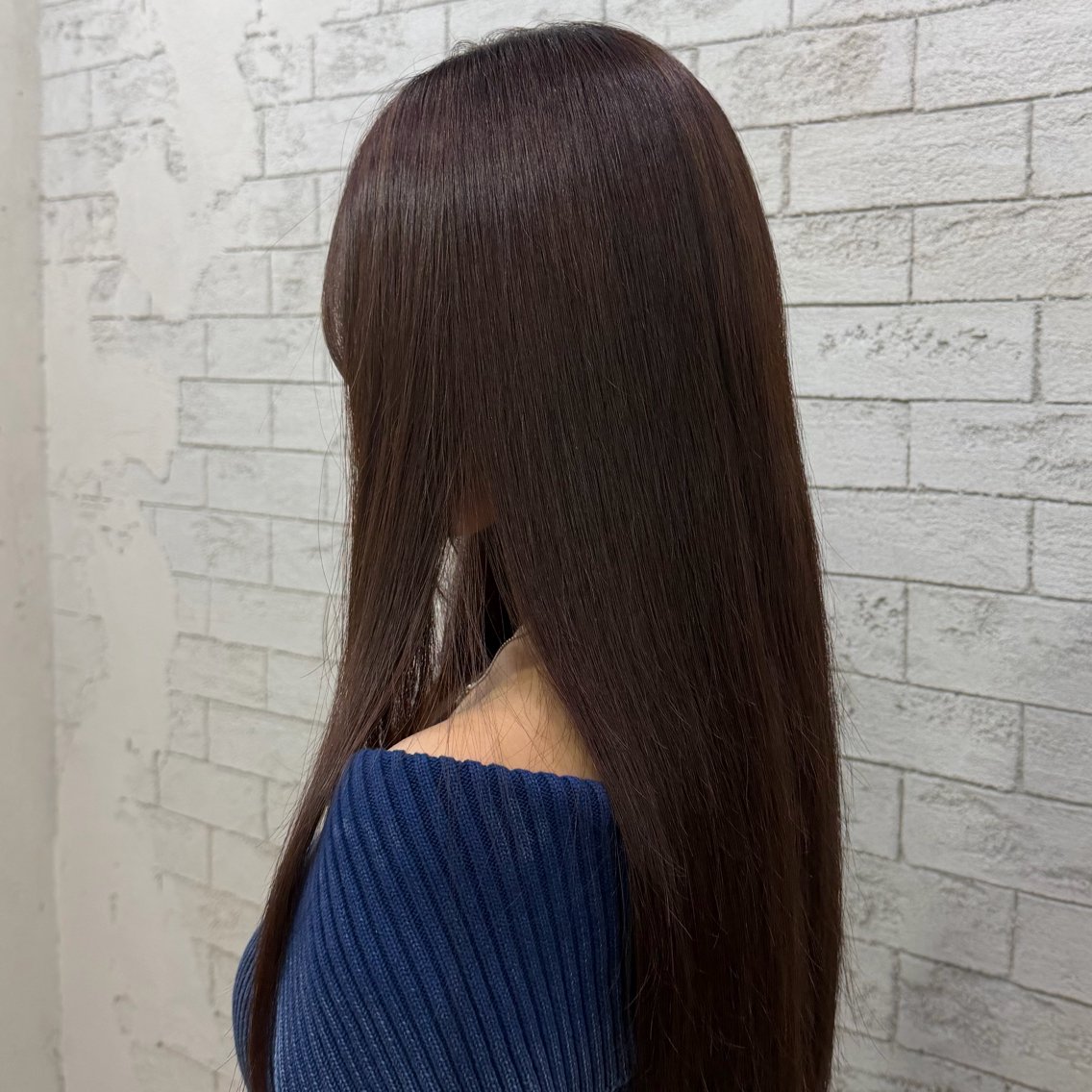 セミロング ヘアカラー 艶カラーモデル募集 池袋🍀ﾅﾙ🌼のヘアスタイル