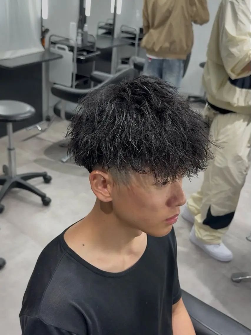 ショート カット パーマ 高橋 昂大のヘアスタイル