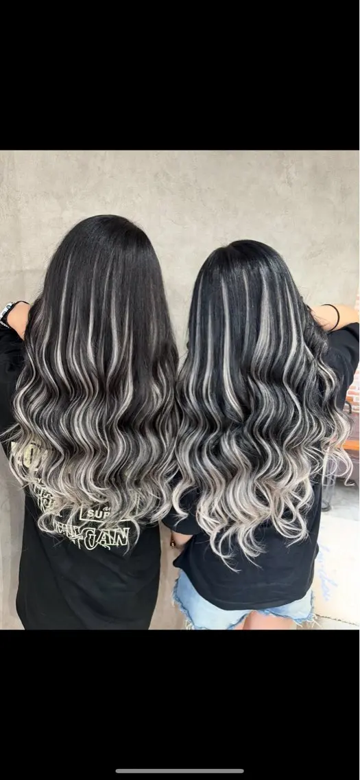 ロング エクステ lisa  ︎︎のヘアスタイル