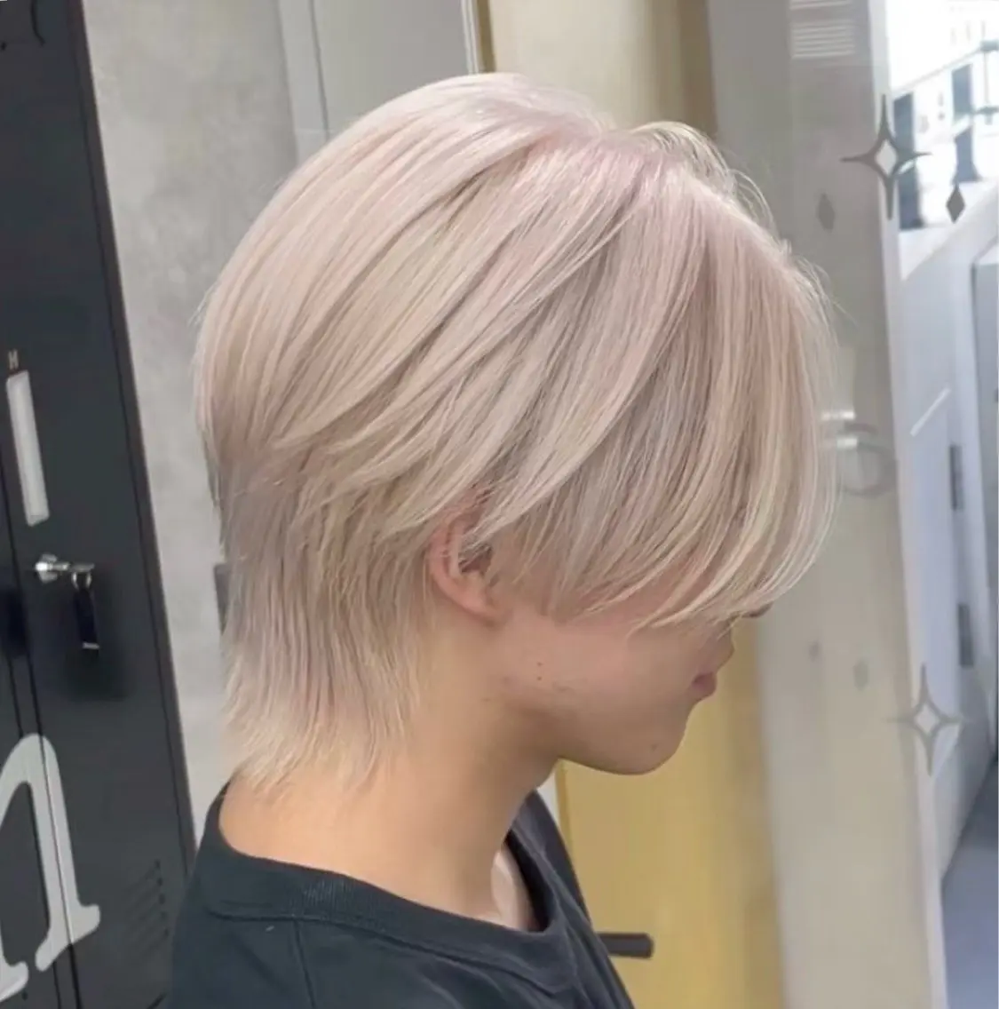 【メンズ限定🥀】〈骨格補正カット付き〉 8月限定リタッチ➕カラー［メンズ/リタッチ/ブリーチ］ミニモ学割/ミニモ限定の写真