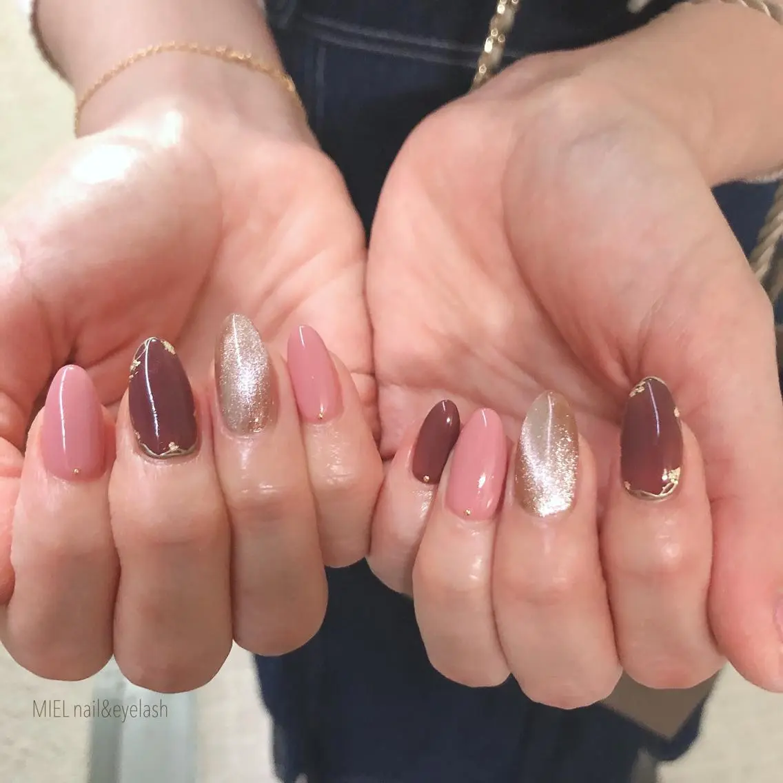 ネイル マグネットネイル nail salon monailのネイルデザイン