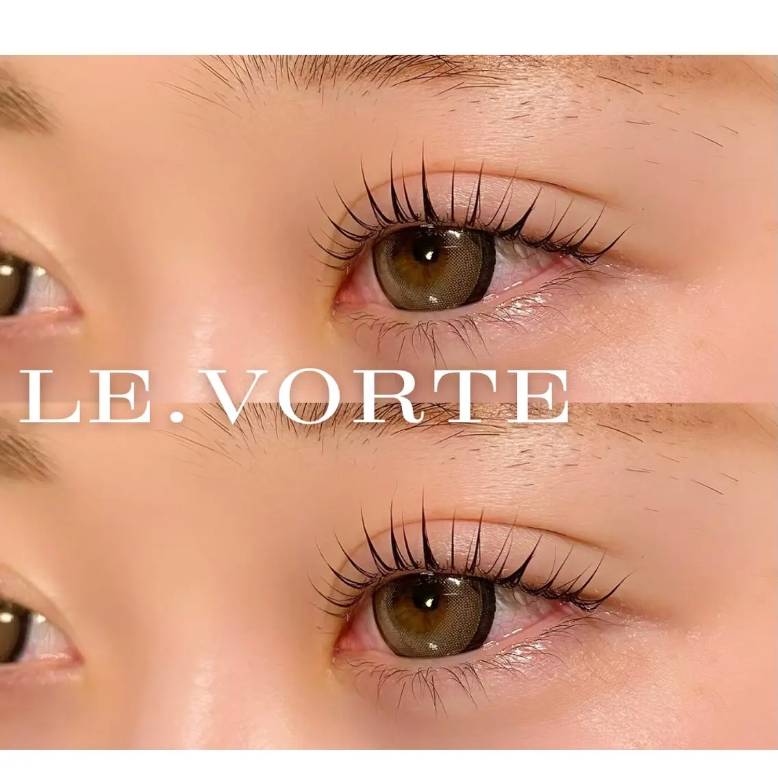 マツエク・マツパ パリジェンヌラッシュリフト Le.vorte /nao店長のマツエク・マツパデザイン