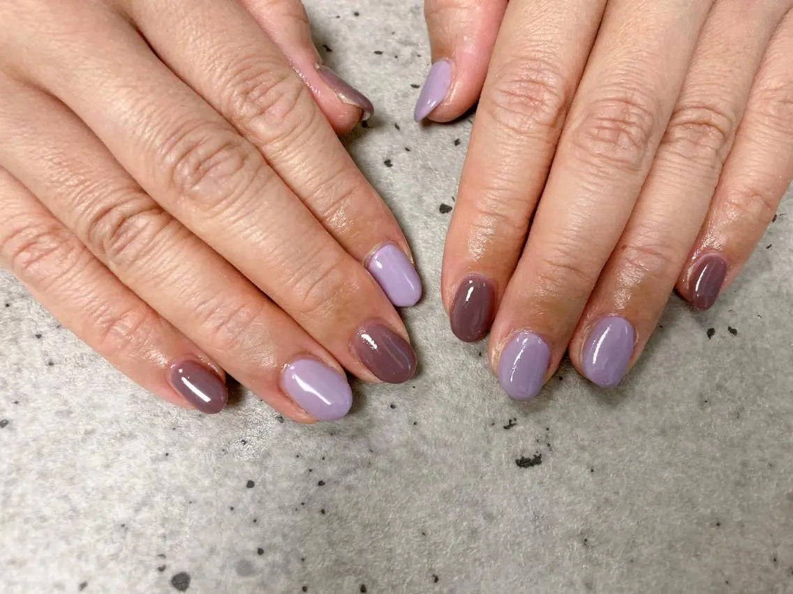 ネイル ワンカラーネイル ハンドネイル mogunail &blowのネイルデザイン