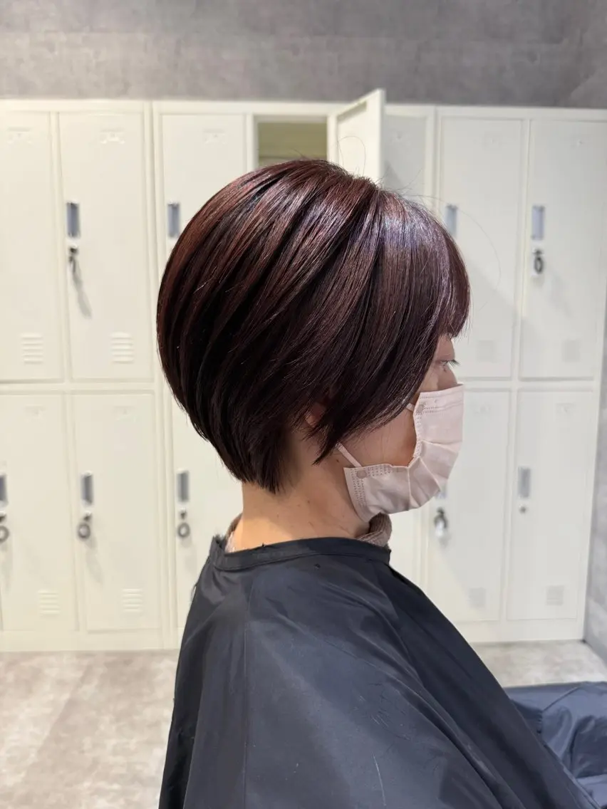 ショート カラー カット ＿white鳳店/ 牧原彩乃のヘアスタイル