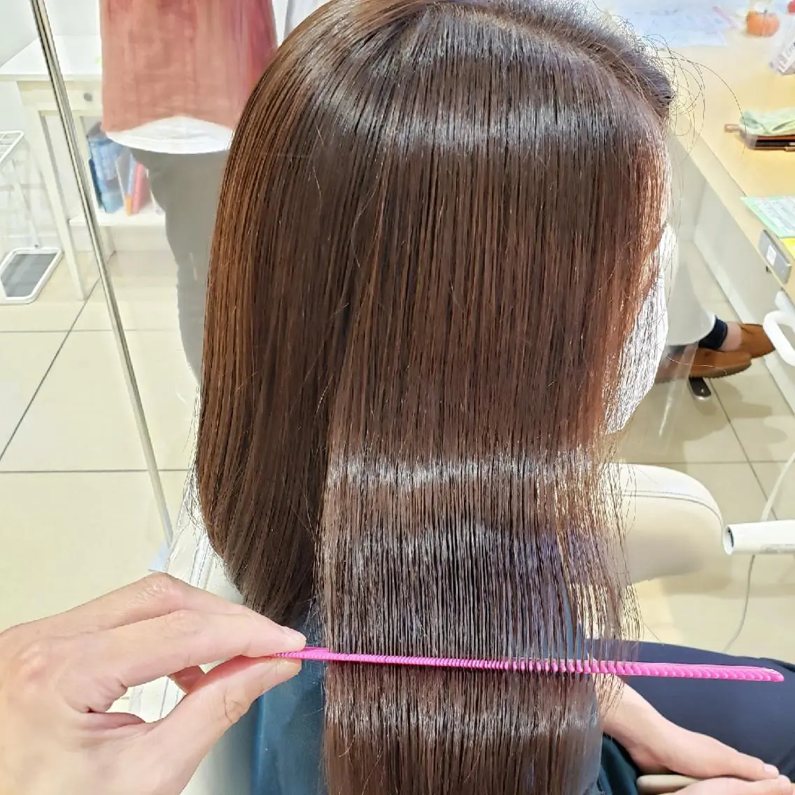 セミロング トリートメント 美髪⭐︎髪質改善 井上 康司のヘアスタイル