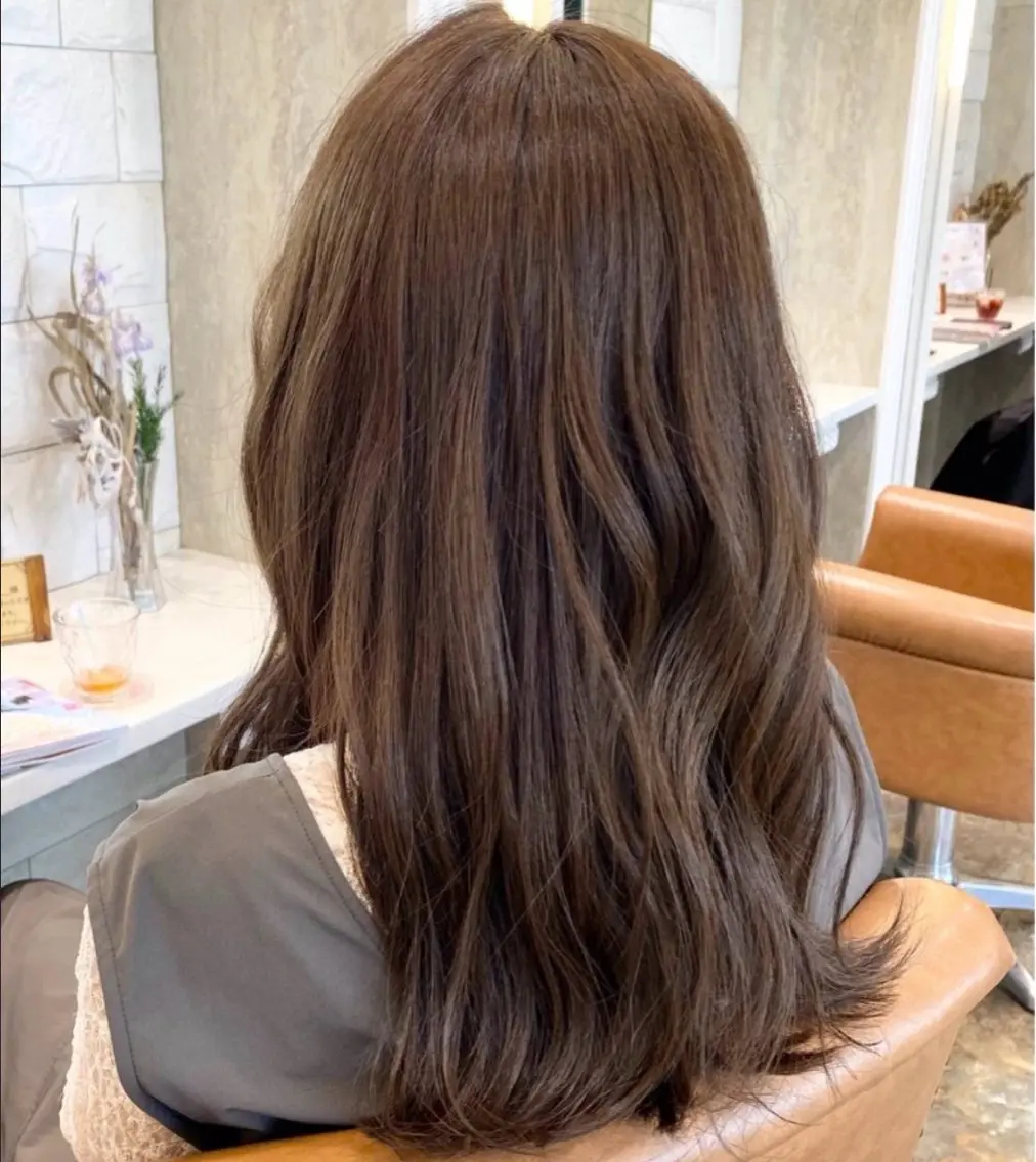 セミロング カラー ママ美容師 Tsuchiyaのヘアスタイル