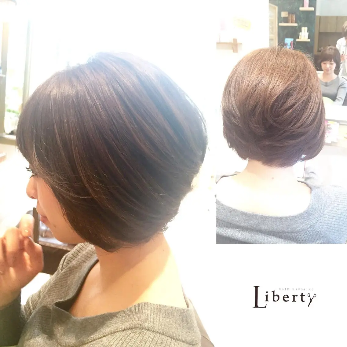 ショート カラー ショートヘア メンズ指名多数!! 田島史也のヘアスタイル