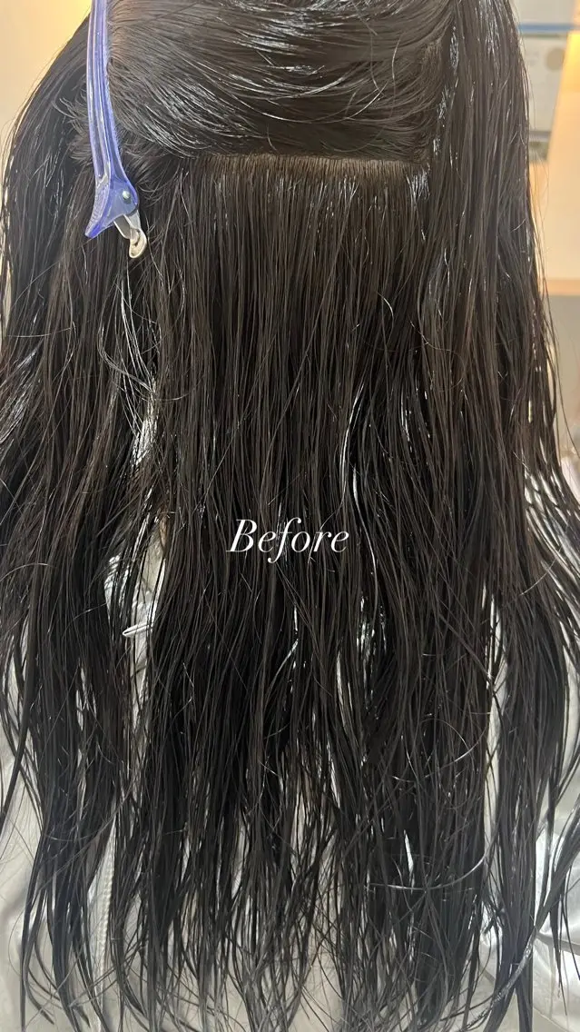 ロング 縮毛矯正 近藤 羽南のヘアスタイル