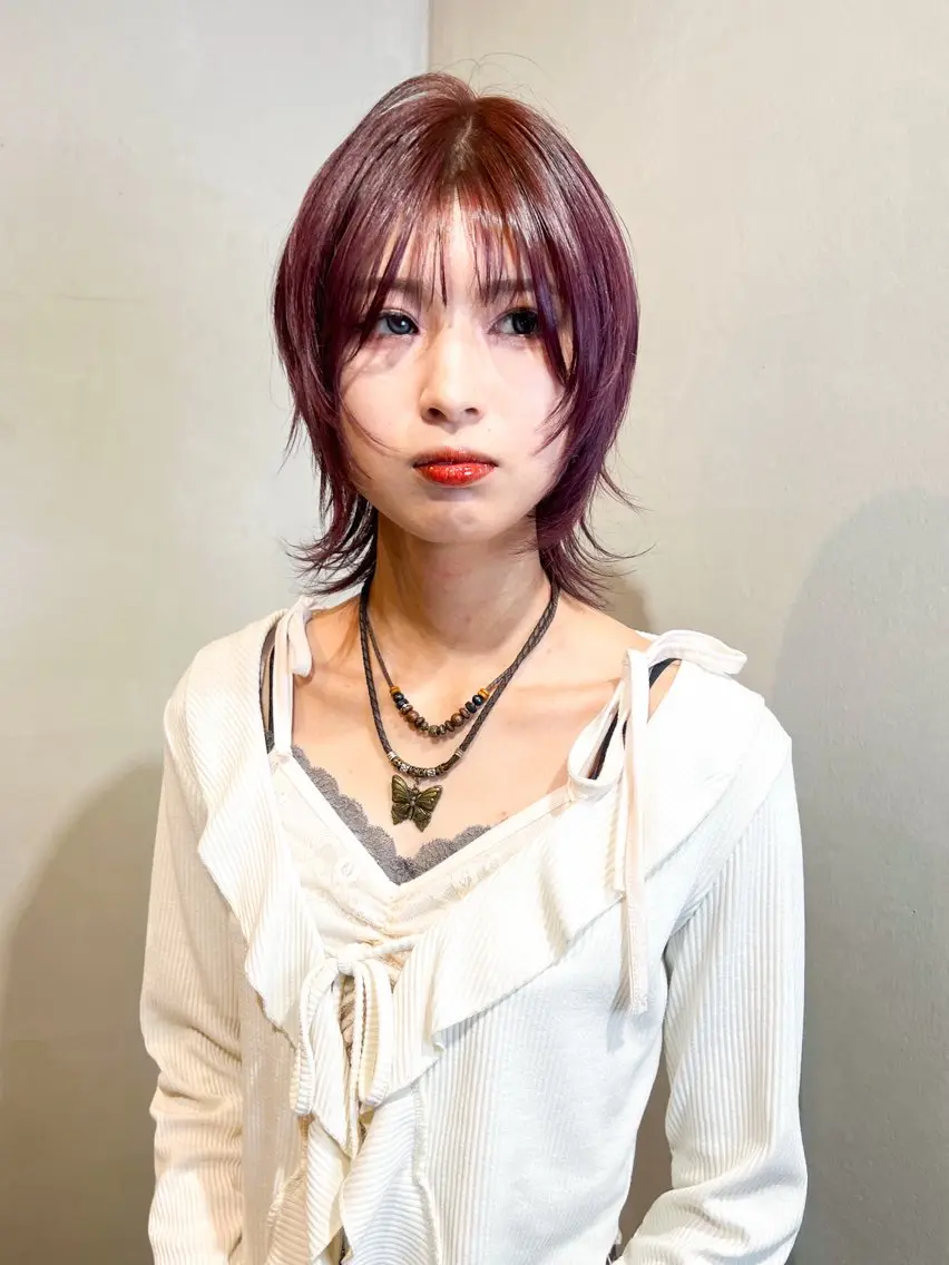 【1ブリーチ】ブリーチカラー（1ブリーチ＋カラー）¥11000の写真