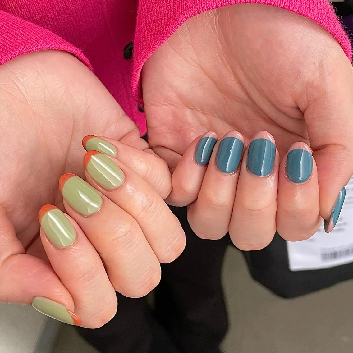 ネイル フレンチネイル ハンドネイル Nailsalon BLOOM🌷 山崎のネイルデザイン