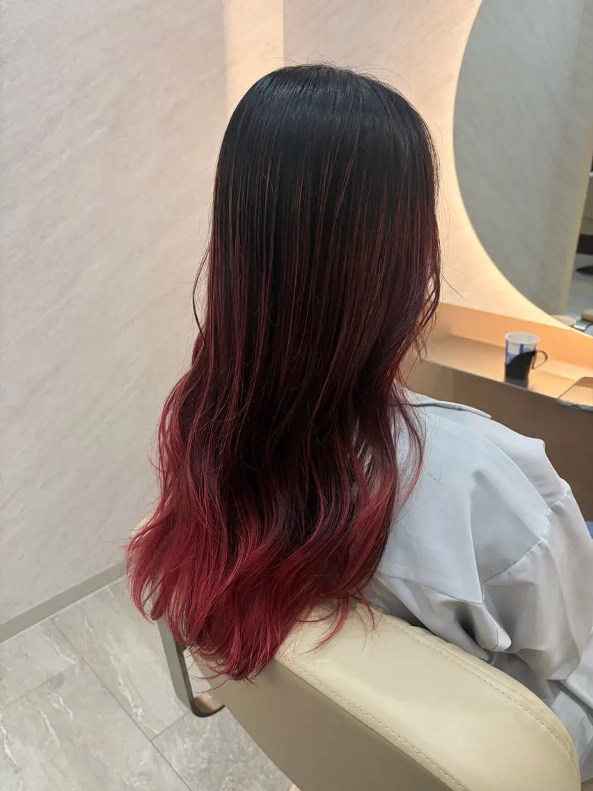 ロング くせ毛 髪質改善 ヘアカラー 大人ヘア✨髪質改善 ✨艶髪＊今泉のヘアスタイル