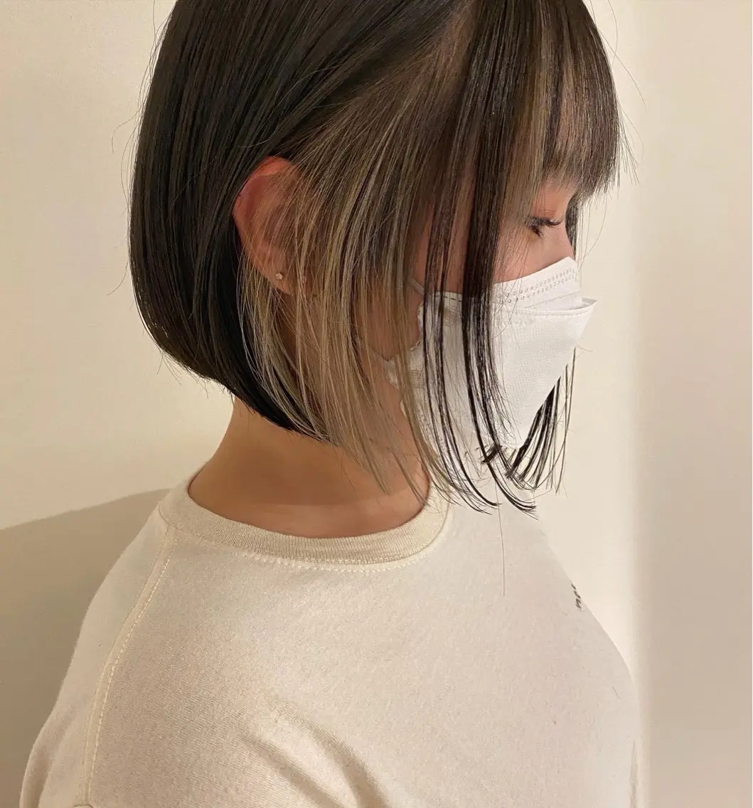 ❤️‍🔥平日限定❤️‍🔥イヤリングorインナーcolor+メンテナンスカット 🧸✨ 【マイクロバブル付の写真