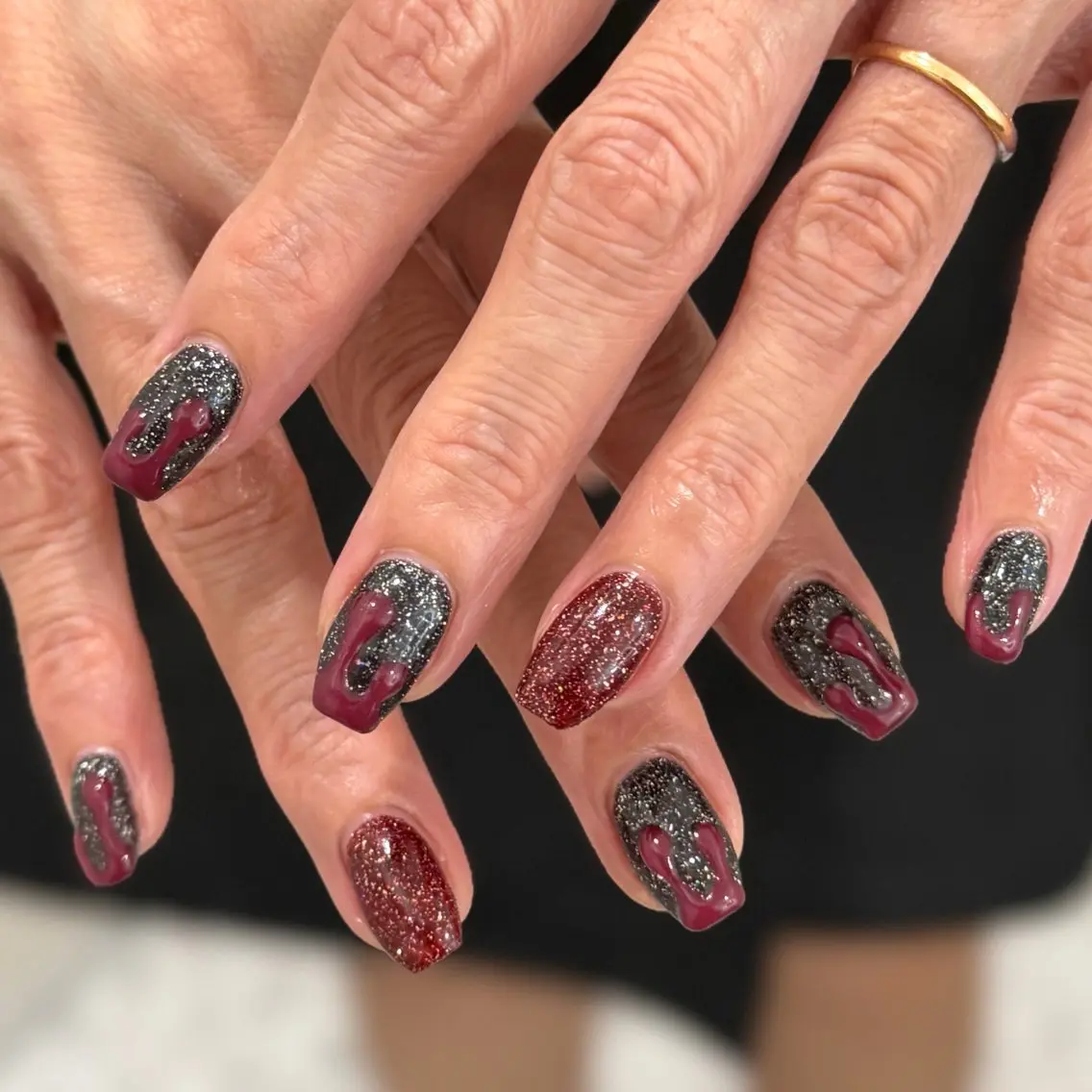 ネイル フラッシュネイル ハロウィン ハンドネイル Minou. (ミヌー)のネイルデザイン