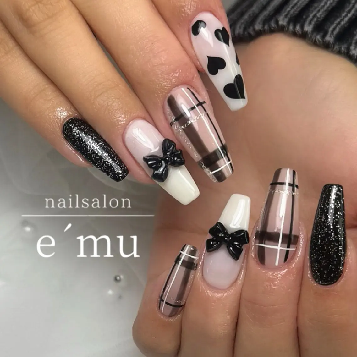 ネイル ハンドネイル nailsalon e´muのネイルデザイン