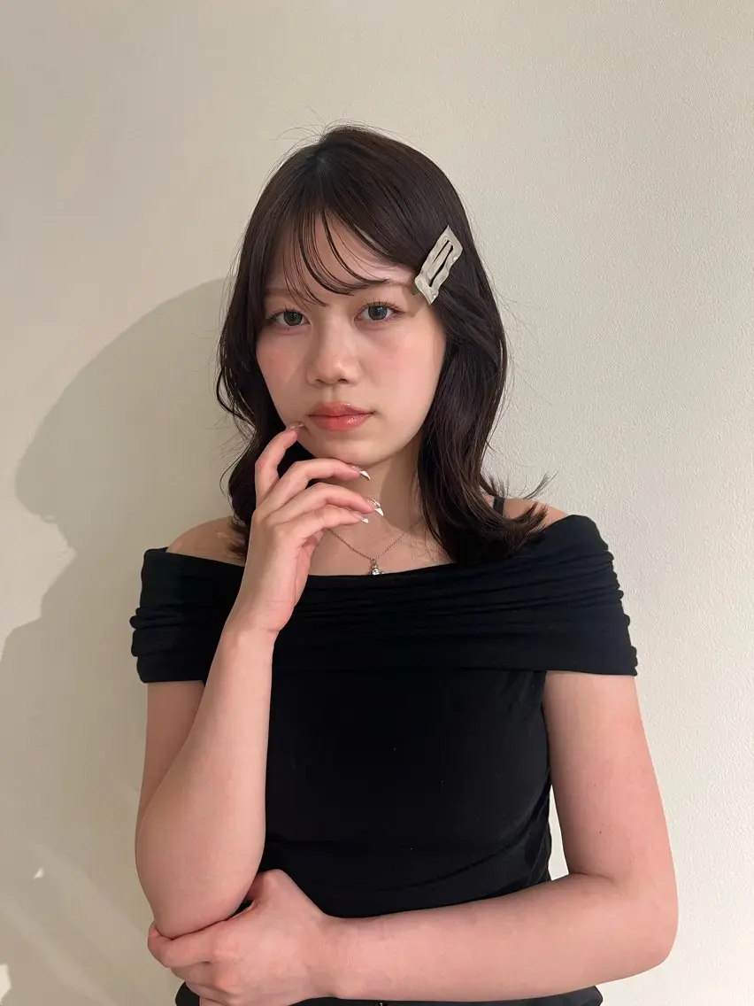 似合わせカット+くすみカラー+内部補修トリートメント🩷の写真
