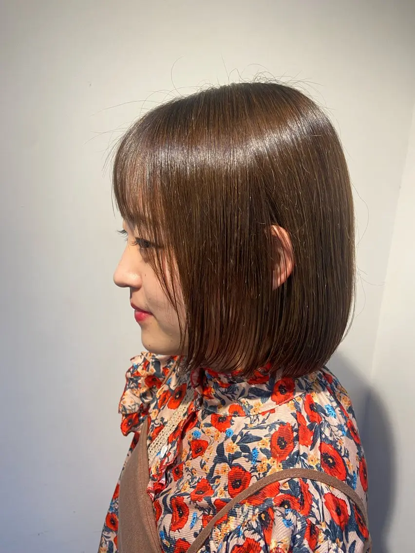 ショート ボブ カット 鳥本かりん ／メンズモデル募集のヘアスタイル