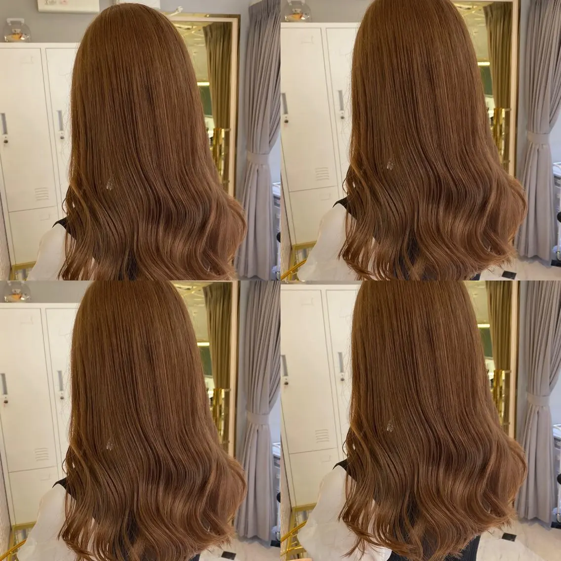 セミロング カラー ヘアアレンジ ヨシンモリ 韓国風ヘア ヘアカラー トリートメント 梅田中崎町髪質改善 /オキヒロト/エコルのヘアスタイル