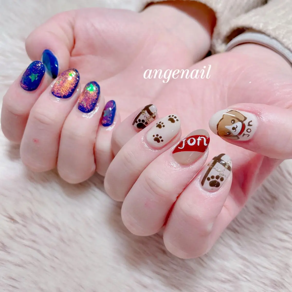ネイル ハンドネイル オーナーネイリスト MAKIのネイルデザイン