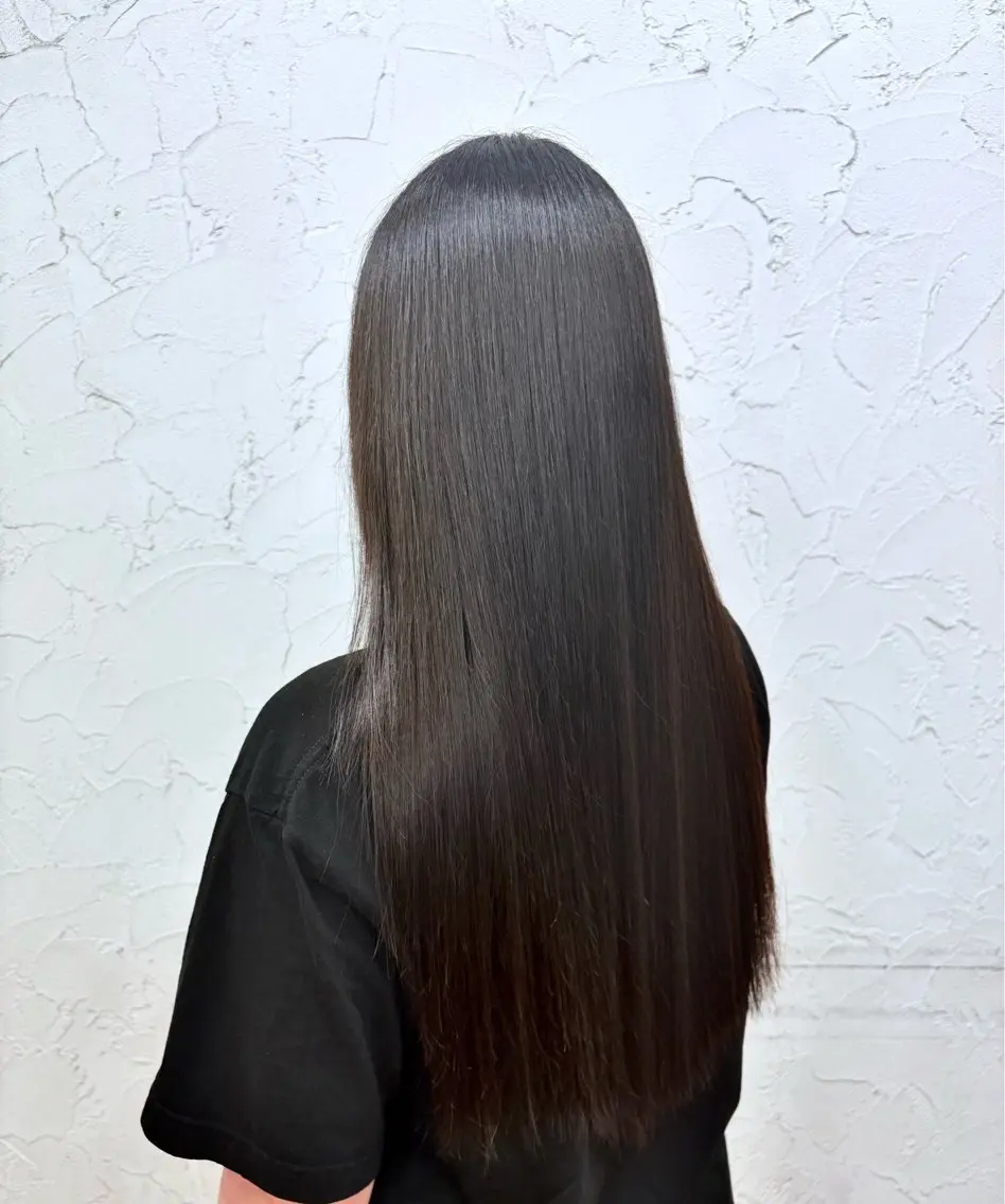 ロング パーマ 縮毛矯正 Kanno Kokiのヘアスタイル