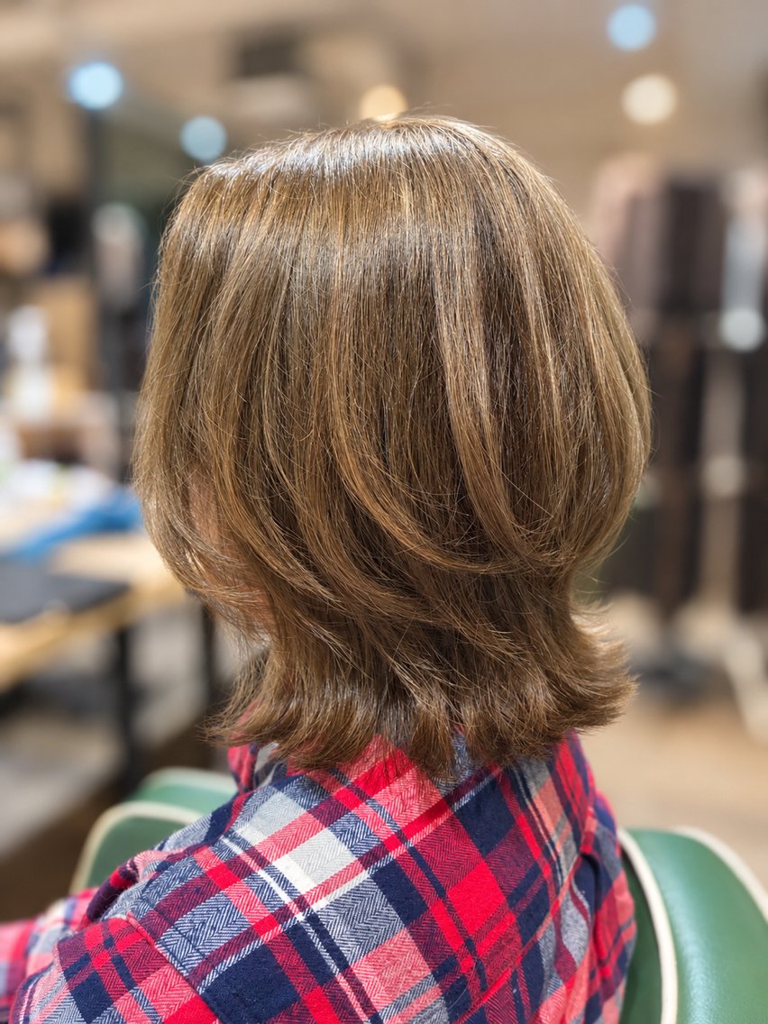 ミディアム モデル募集 ／牧野のヘアスタイル