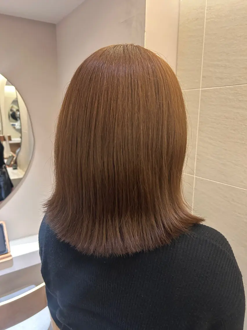 ミディアム カラー ヘアカラー カラーモデル募集/ sakiのヘアスタイル