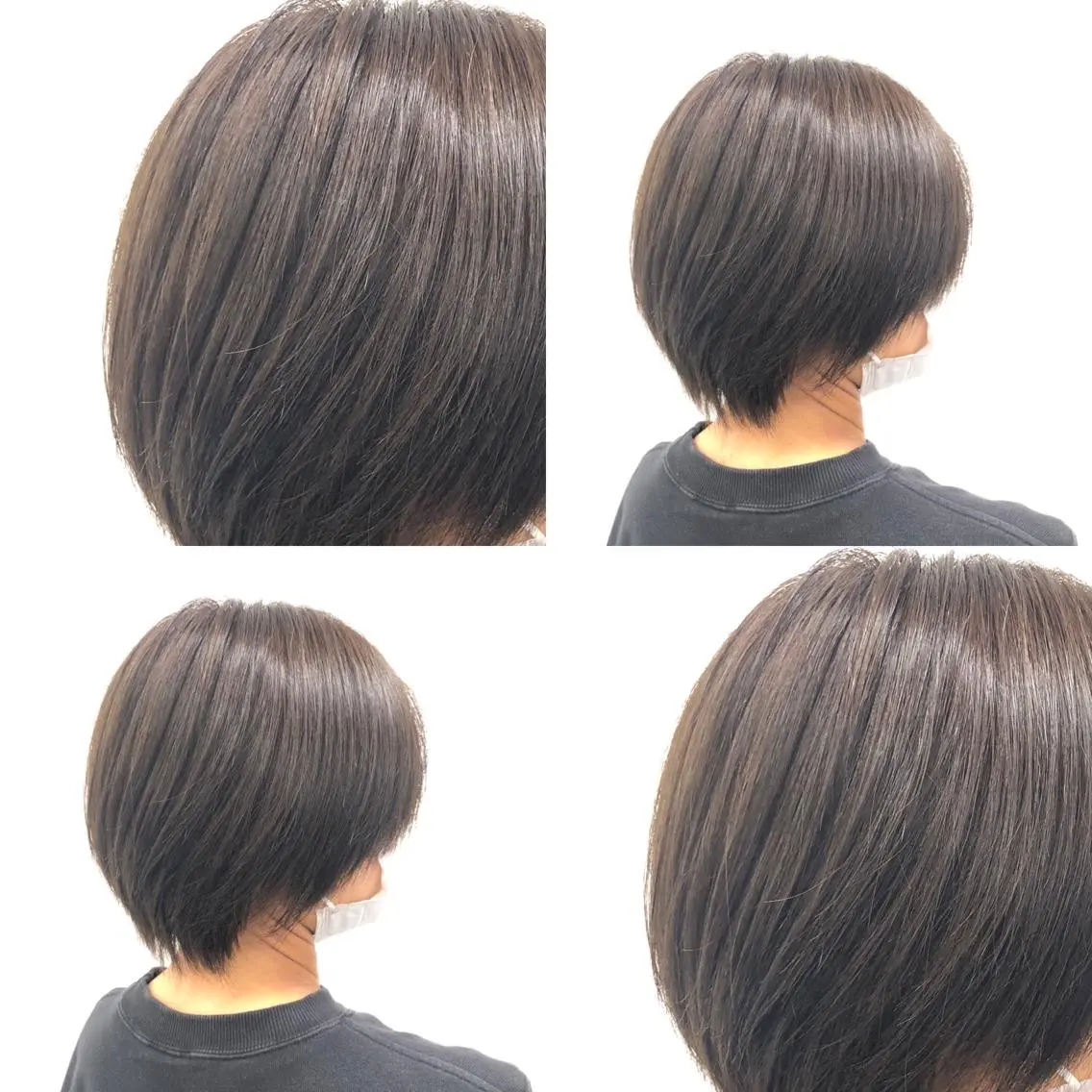 ショート カラー パーマ ヘアアレンジ メンズ キッズ ネイル マツエク・マツパ 上品＆韓国風 🥀海心🥀のヘアスタイル
