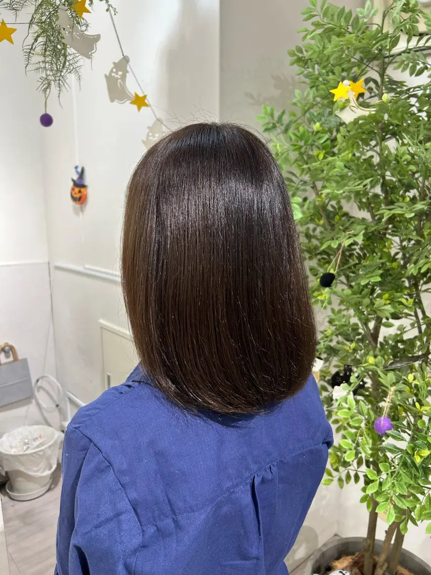 ミディアム カラー ヘアカラー トリートメント ヘアセット 💙まこと💙艶 カラー(Rico)のヘアスタイル