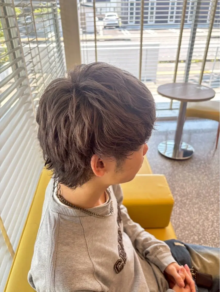 ショート ヘアカラー 池田 亮雅のヘアスタイル
