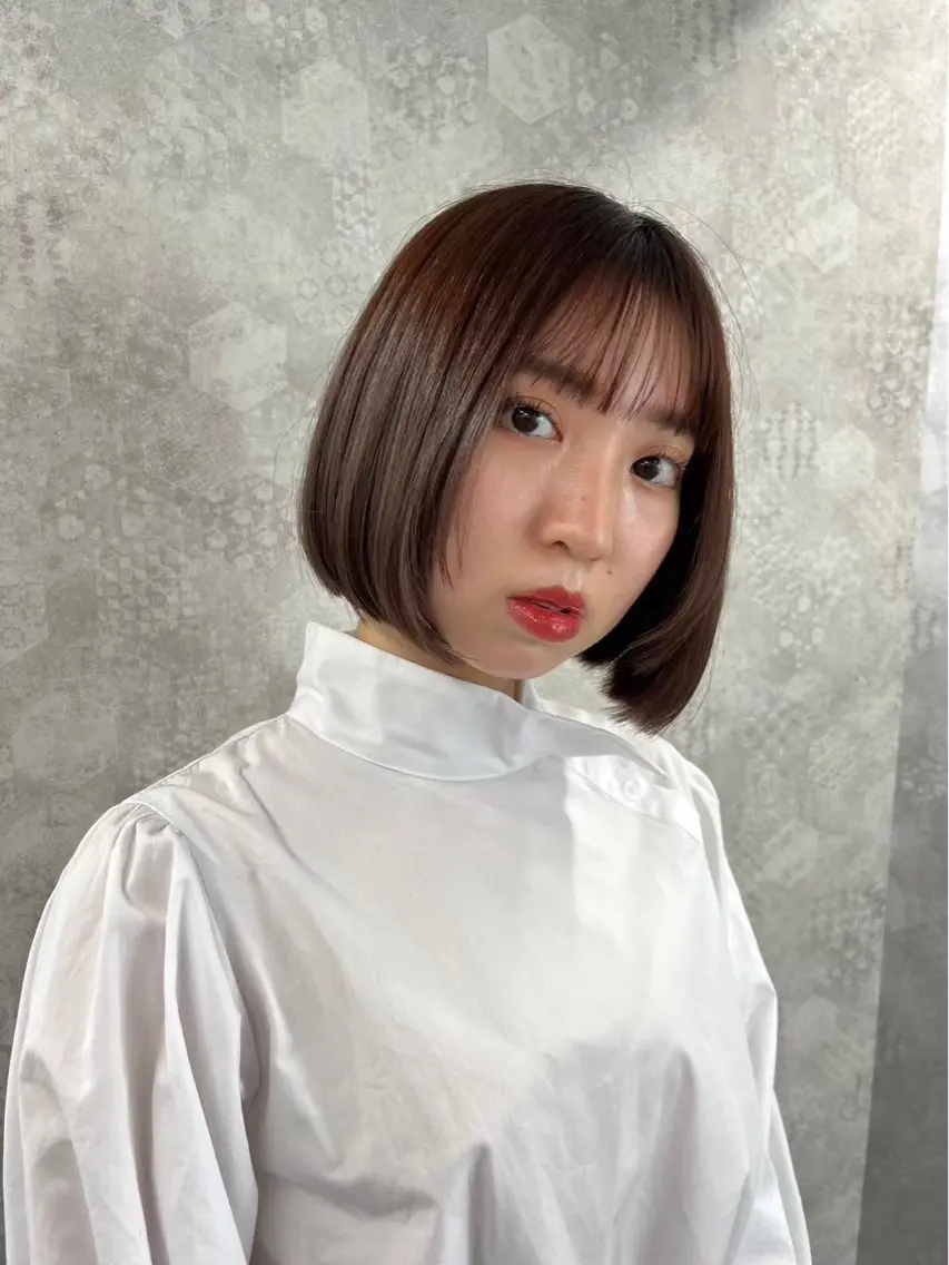 ショート カット ☁️かずき☁️青.紫 推し活カラー💫のヘアスタイル