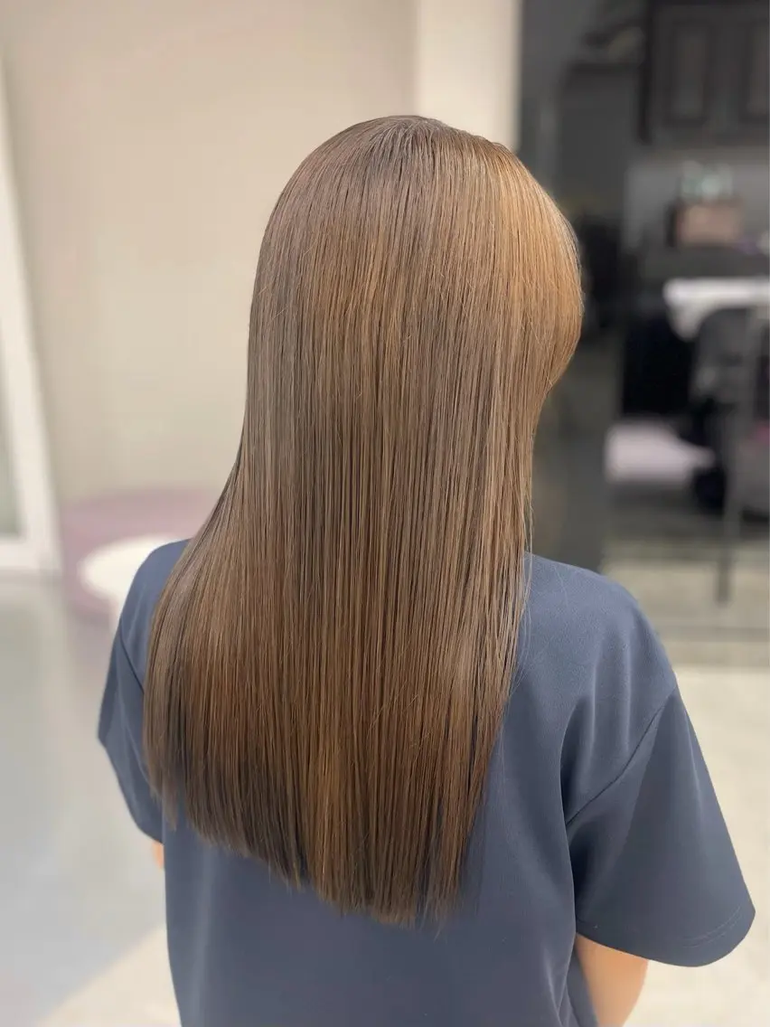 ロング カラー ベージュカラー ヘアカラー Ririka /透明感カラーのヘアスタイル