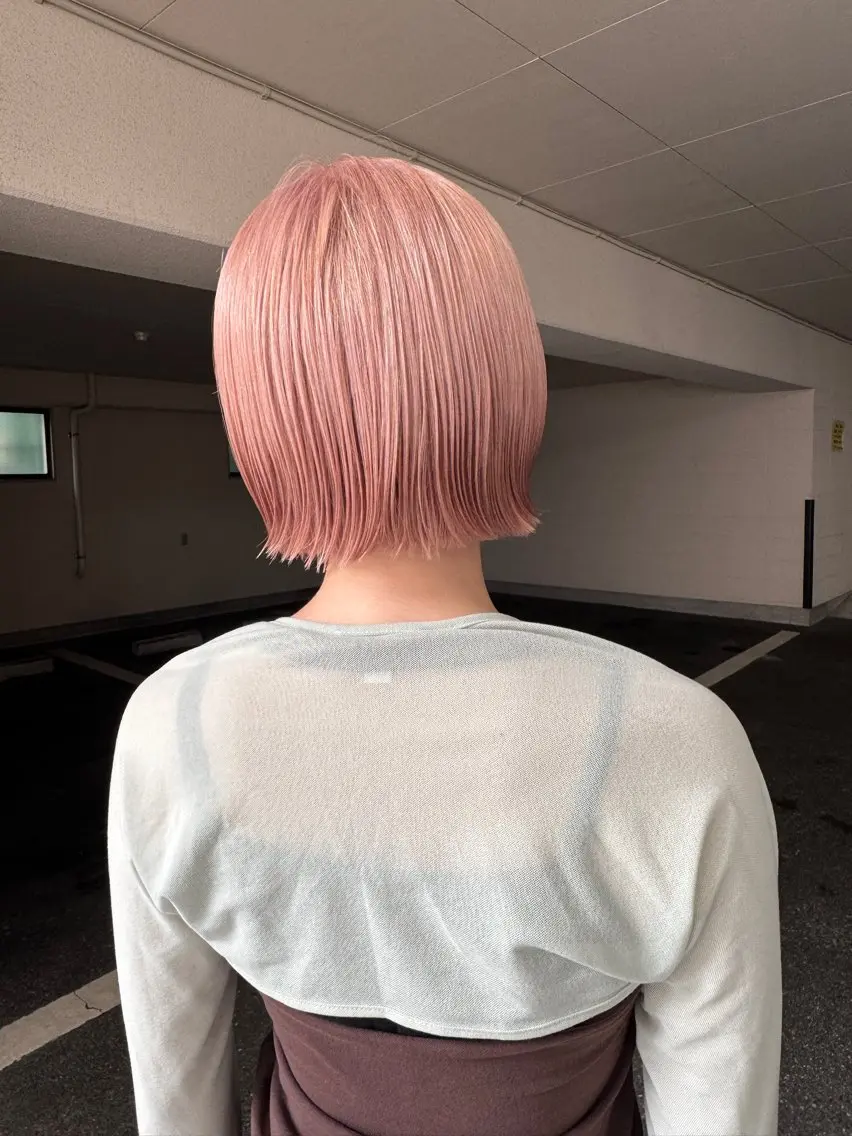 ショート カット ヘアカラー kai🐇似合わせ レイヤーカットのヘアスタイル