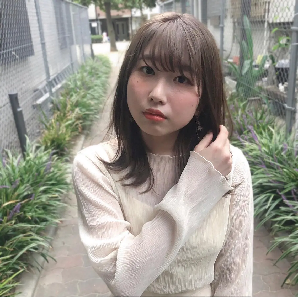 ミディアム カラー ボブ/パーマ 古家 佑真のヘアスタイル