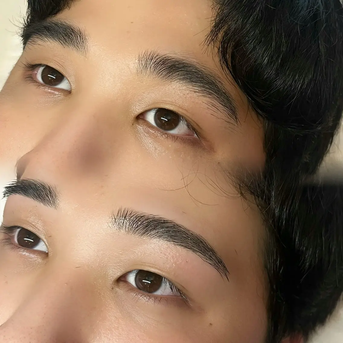 メンズアイブロウWAX👦🏻🖤(間引き追加+300円)の写真
