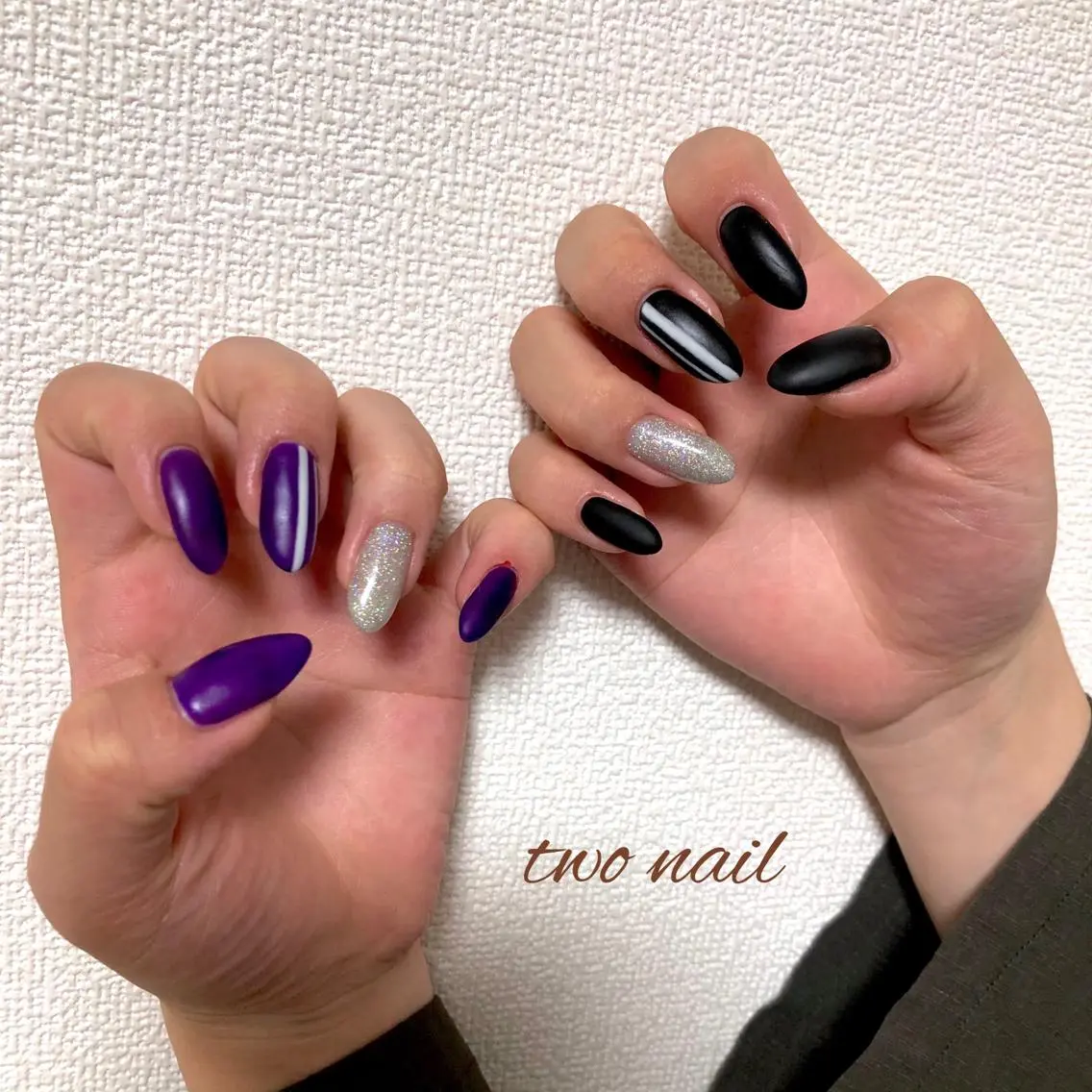 ネイル アートネイル フットネイル ハート ニュアンスネイル two nailのネイルデザイン