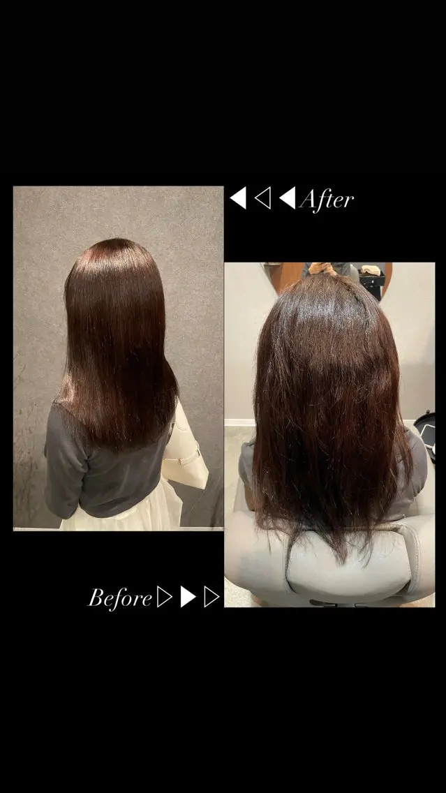 セミロング パーマ 縮毛矯正 縮毛矯正 トリートメント 宇野 颯太のヘアスタイル